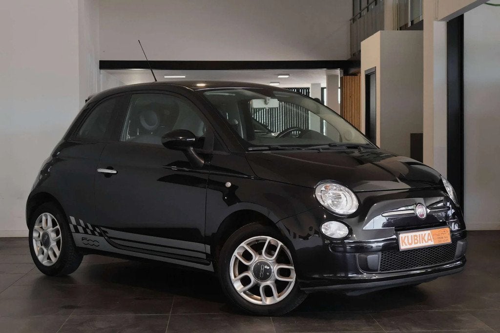 Fiat 500 Lounge 500 1.2i Airco HLeder (bj 2008), Auto's, 1305 kg, 4 zetels, Gebruikt, 4 cilinders