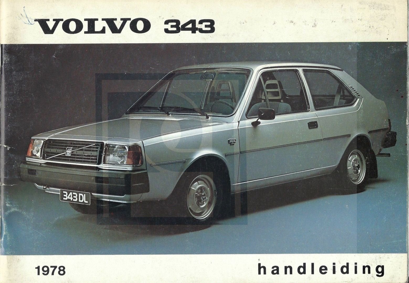 Volvo 343 Handleiding 1978 Nederlands, Enlèvement ou Envoi, Utilisé