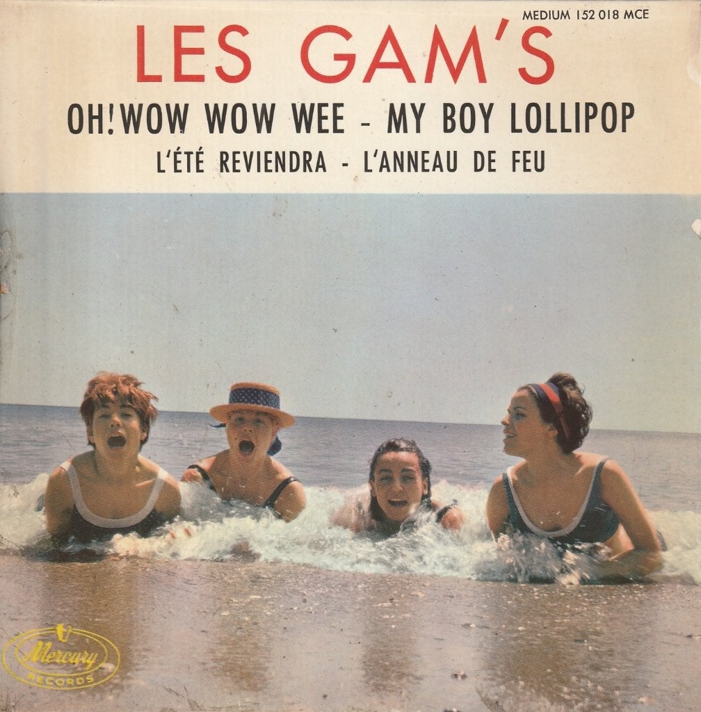 Les Gam's - Oh ! Wow wow wee + 3 andere, EP, 7 inch, Utilisé, Pop