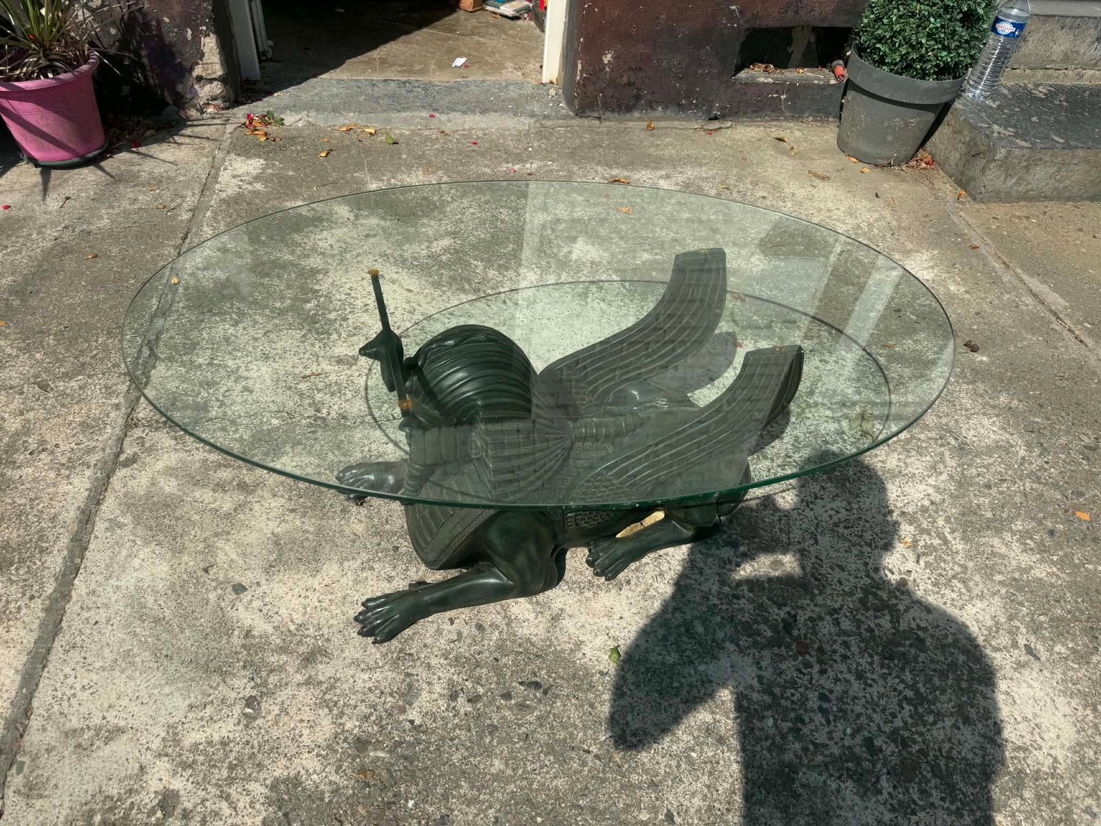 Table basse style egyptien, Ophalen, Gebruikt