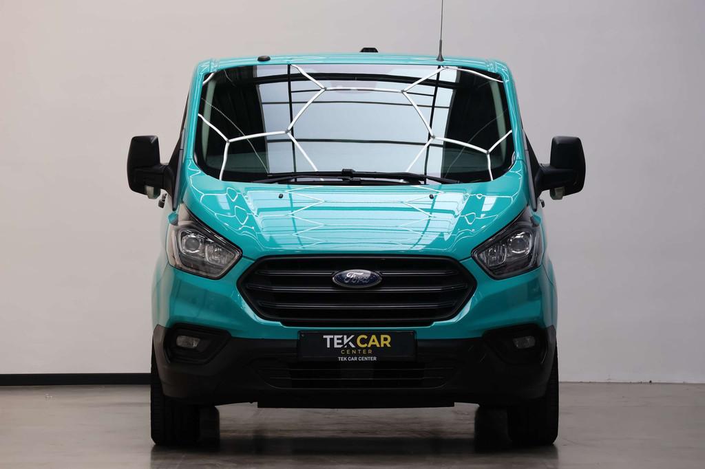 Ford Transit Custom 2.0 TDCi Automaat ACC/ZetelVerw/Lane, Auto's, Automaat, Stof, Gebruikt, Zwart