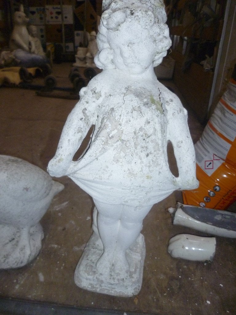 OUD STENEN TUINBEELD, Antiek en Kunst, Curiosa en Brocante, Ophalen