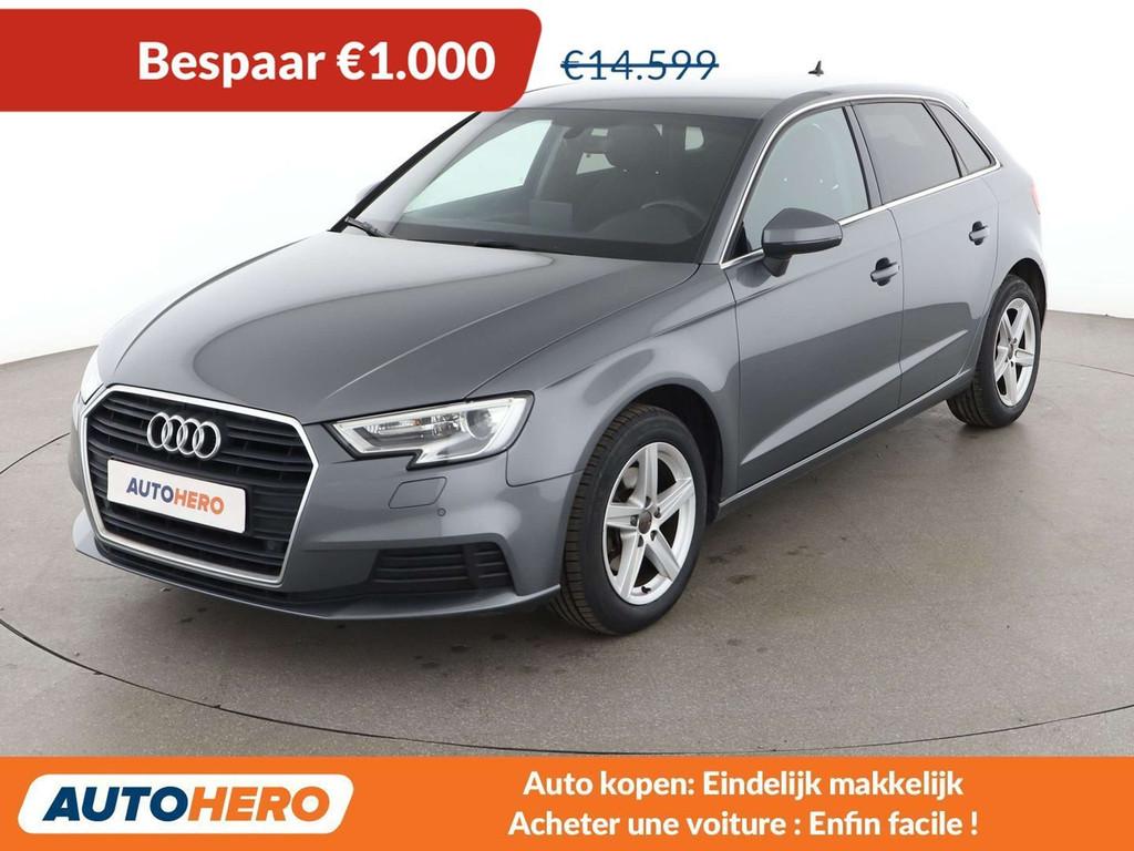 Audi A3 30 TFSI (année de construction 2018), Autos, Argent ou Gris, Achat, Euro 6, Noir
