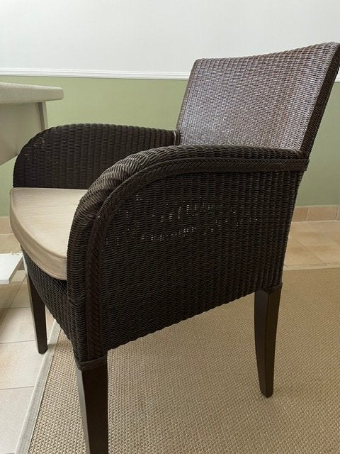 Fauteuil Vincent Sheppard, Maison & Meubles, Chaises, Osier ou Rotin, Comme neuf, Enlèvement, Landelijk