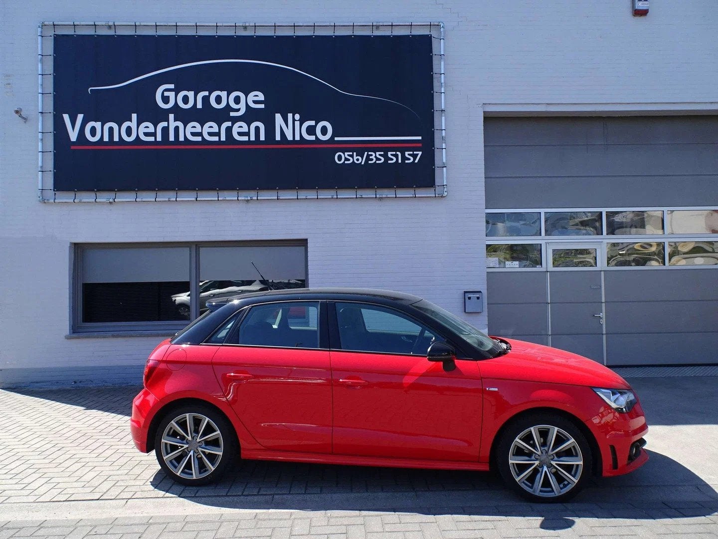 Audi A1 Sportback 1.2TFSi S-Line 5d. XENON,ALU 17",ZETELVERW, Stof, 4 cilinders, Bedrijf, 5 deurs
