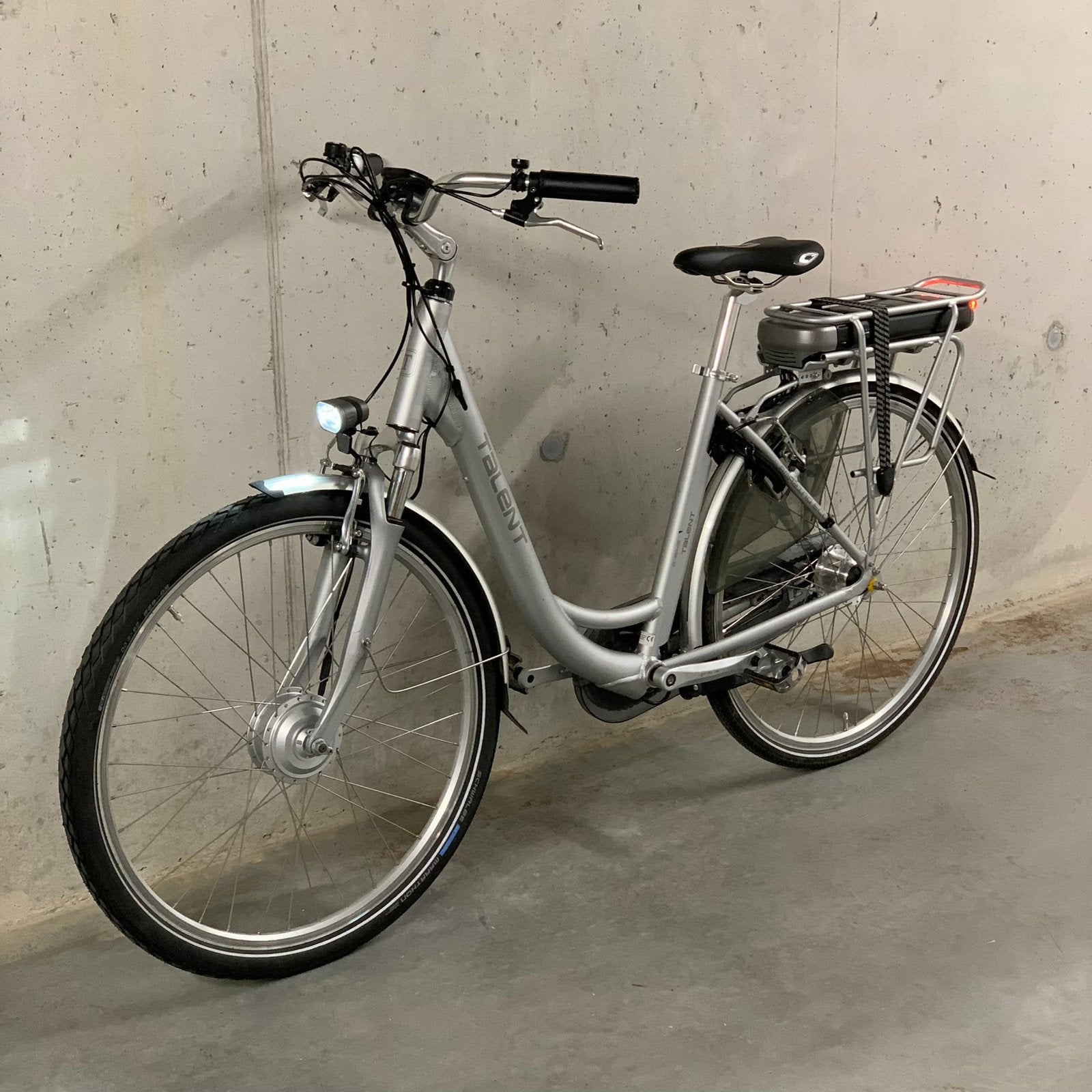 Talent Elekrische Fiets ZGAN, Fietsen en Brommers, Elektrische fietsen, Zo goed als nieuw, 47 tot 51 cm, 50 km per accu of meer