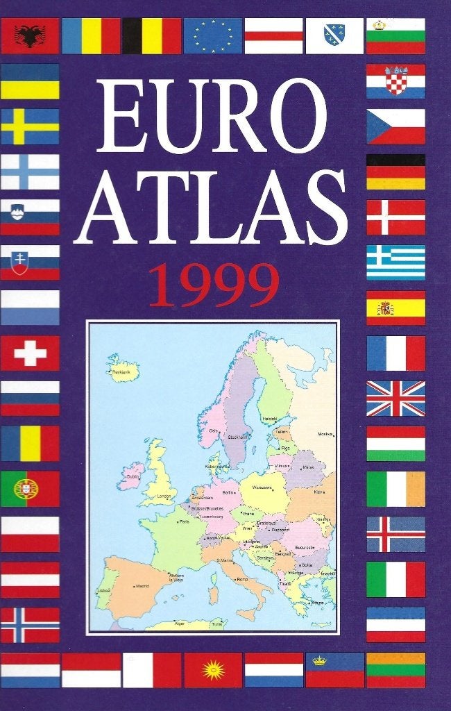 Euro atlas, Ophalen of Verzenden, Gelezen, Overige atlassen