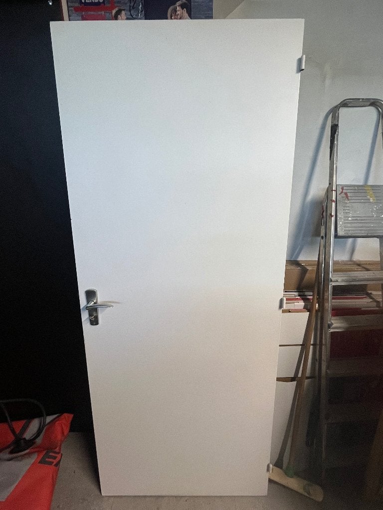 Binnendeur wit, Ophalen, Gebruikt, Binnendeur