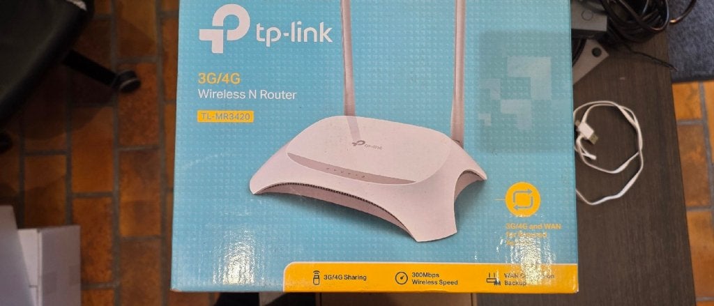 Routeur Tplink 4G TL-MR3420, Computers en Software, Routers en Modems, Router, Ophalen