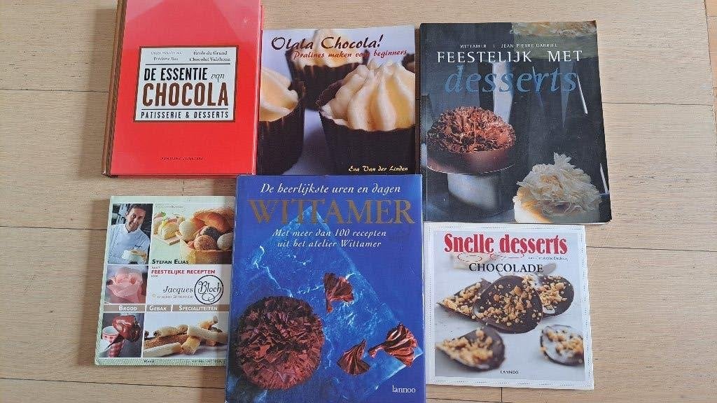 6 dessert bakboeken, Boeken, Ophalen, Gelezen, Taart, Gebak en Desserts