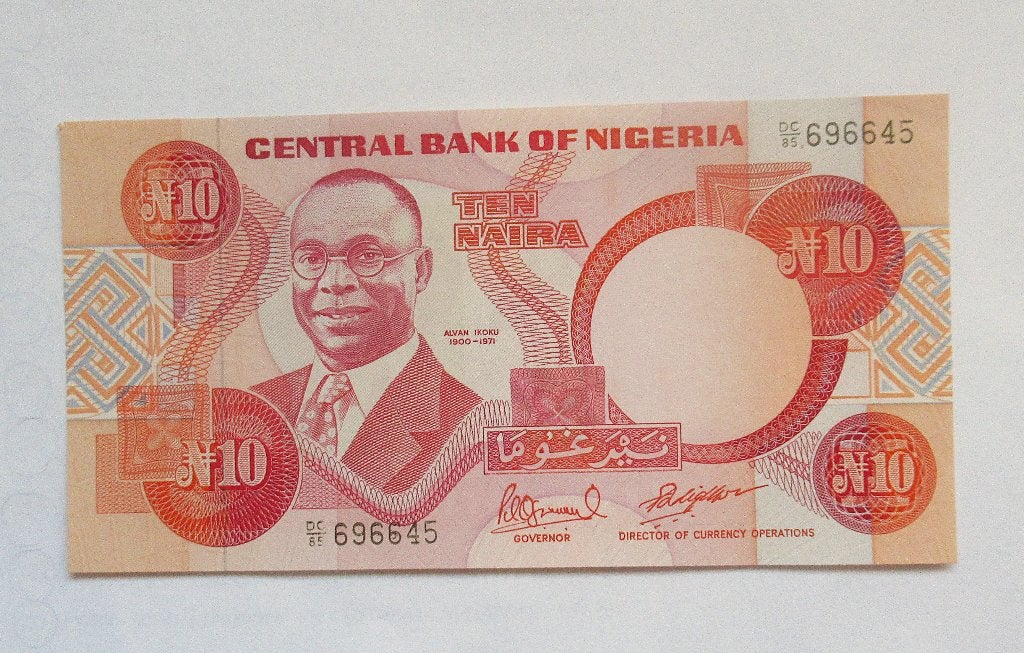 Nigeria 10 Naira 1984, Timbres & Monnaies, Envoi, Nigeria