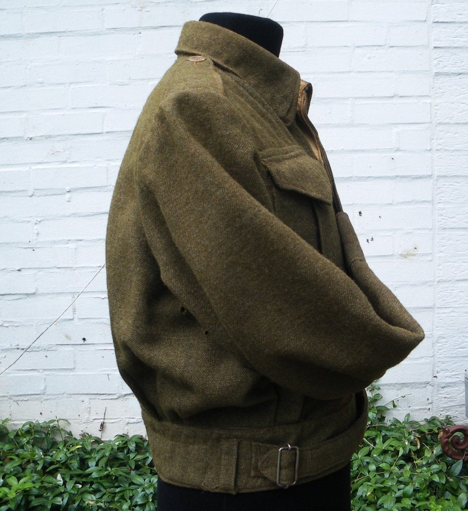 Battle Dress fabriqué au Canada daté 1943 complet, homogène, Collections, Objets militaires | Seconde Guerre mondiale, Armée de terre