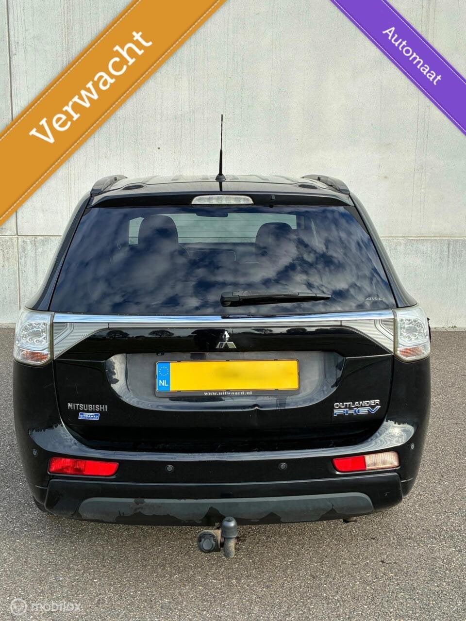 Mitsubishi Outlander 2.0 PHEV HYBRIDE AUTOMAAT 4 WD NAP, Auto's, Automaat, Zwart, 4 cilinders, 89 kW