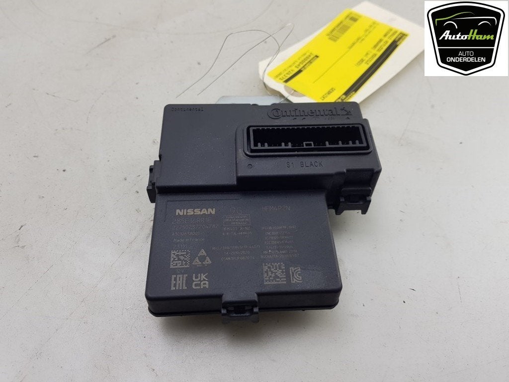 MODULE KEYLESS VEHICLE Nissan Qashqai (J12) (|285E16RR1E|), Gebruikt, Continental AG, Nissan, Continental-Plaza 1
30175  Hannover, DE