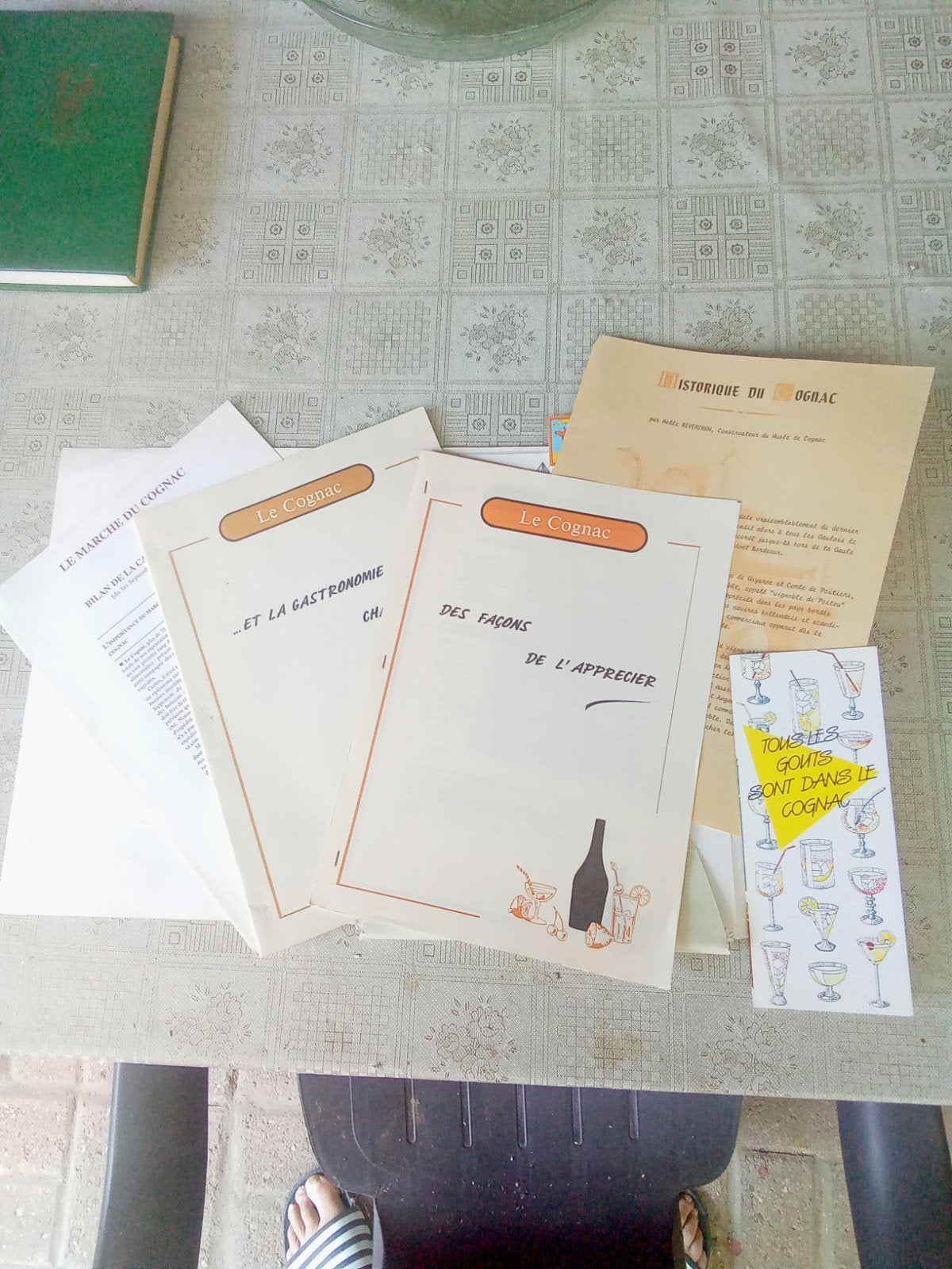 folders over Cognac, Ophalen of Verzenden