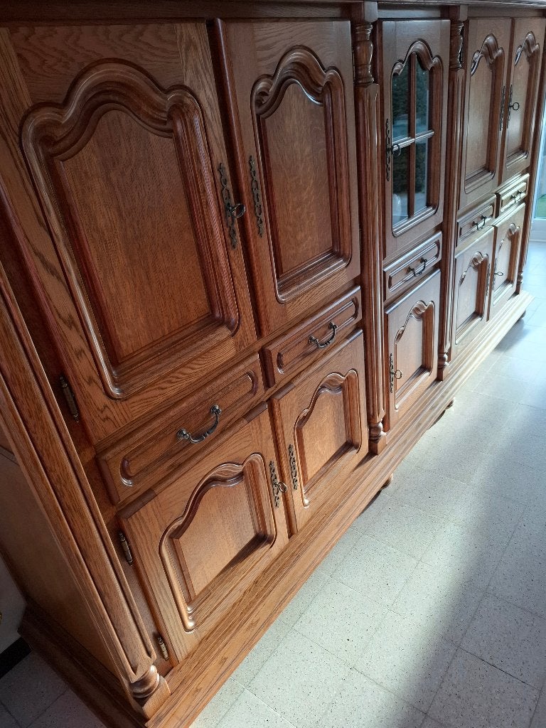 Dressoir, Ophalen of Verzenden, Gebruikt, Eikenhout, Met lade(s)
