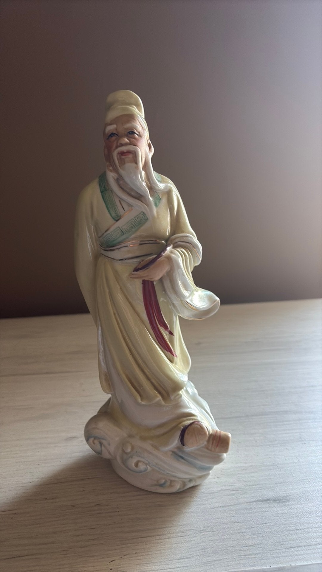 Chinees Porseleinen Beeld Shouxing – God van het Lange Leven, Ophalen of Verzenden