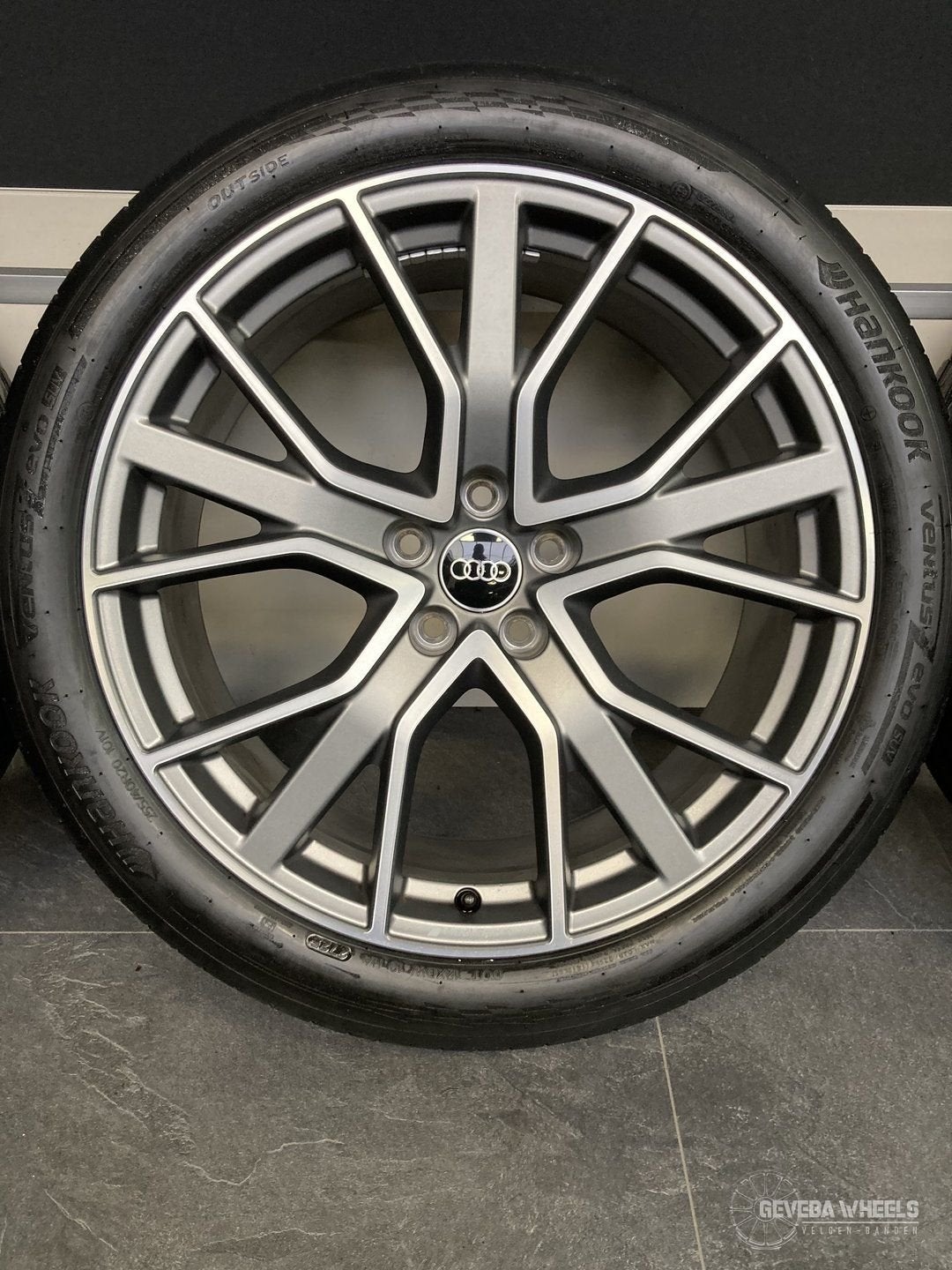 20” originele Audi Q3 F3 Sportback velgen + banden 5x112 83A, Gebruikt, 255 mm, -, -