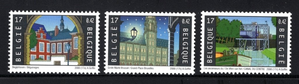 2923/2925 MNH 2000 - UNESCO., Verzenden, Postfris, Postfris
