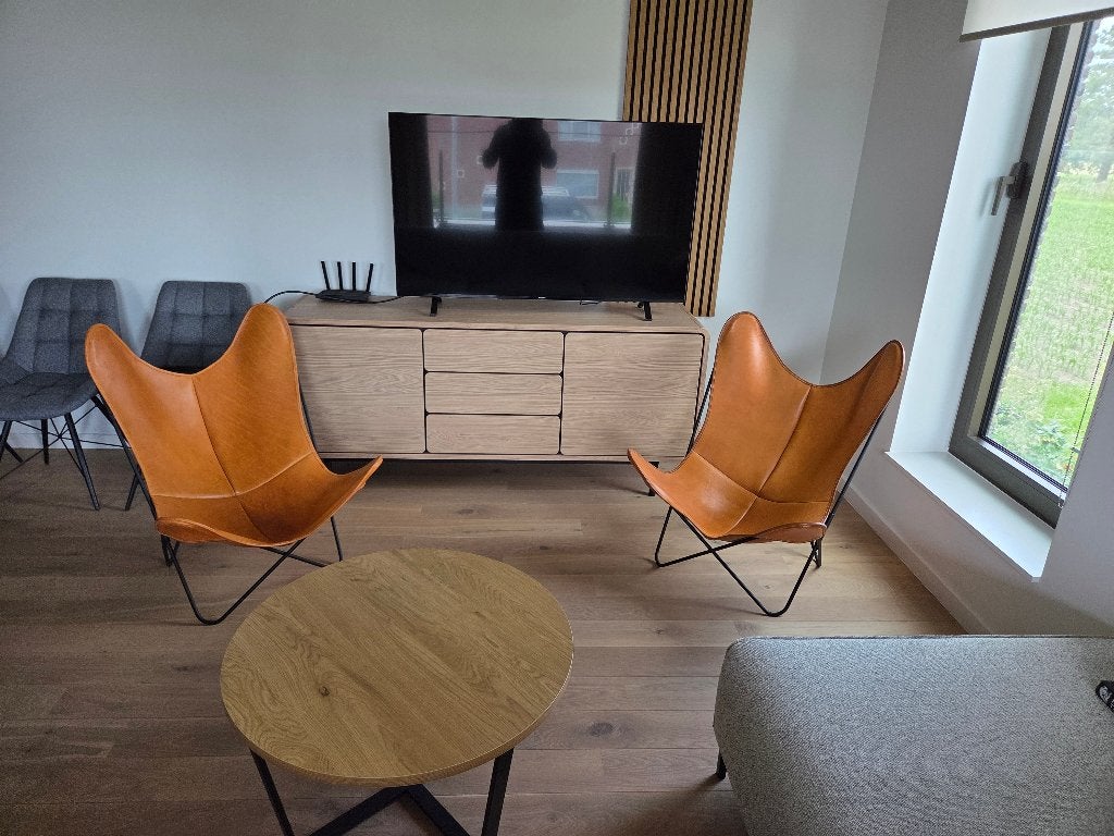 Airborne | Butterly Fauteuil set van 2 | Leer, Moins de 75 cm, Enlèvement, Utilisé, 50 à 75 cm