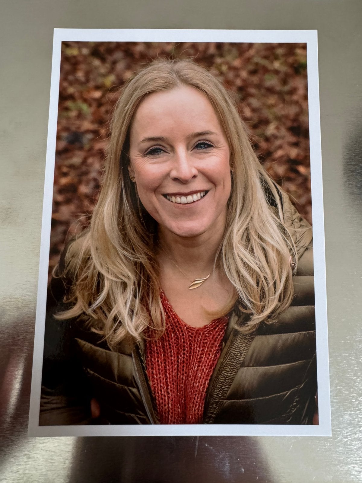 Gesigneerde foto politica Eva de Bleeker Open VLd, Ophalen of Verzenden