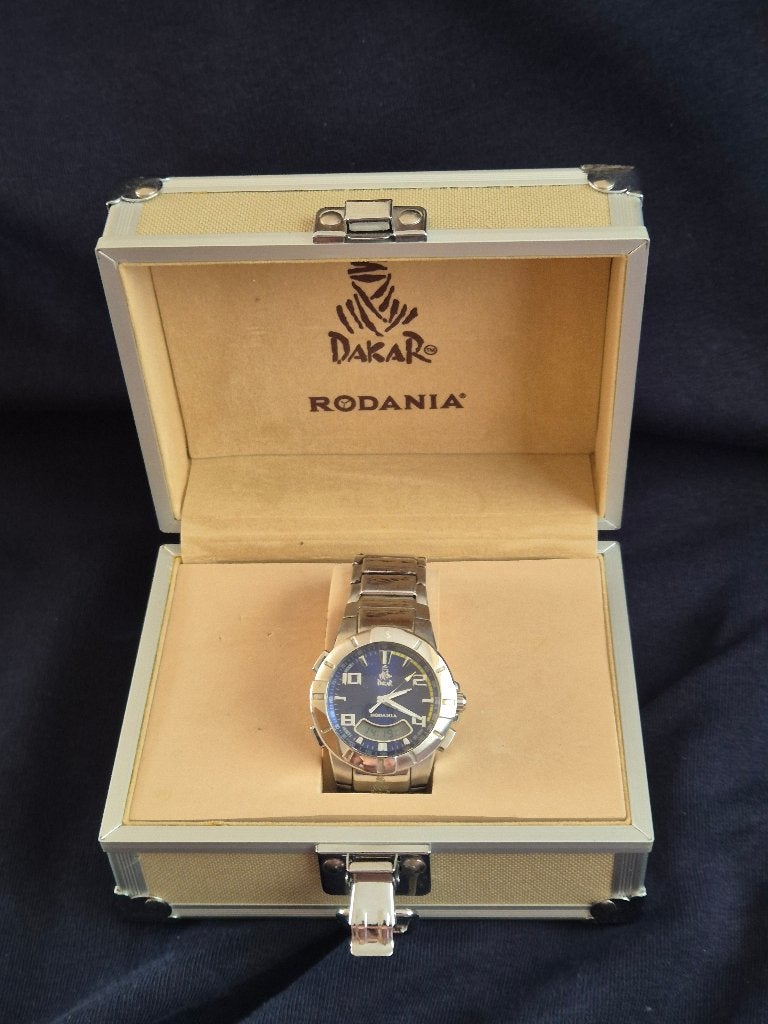 montre-bracelet Rodania Dakar, Bijoux, Sacs & Beauté, Montres | Hommes, Comme neuf, Montre-bracelet, Autres marques, Acier, Acier