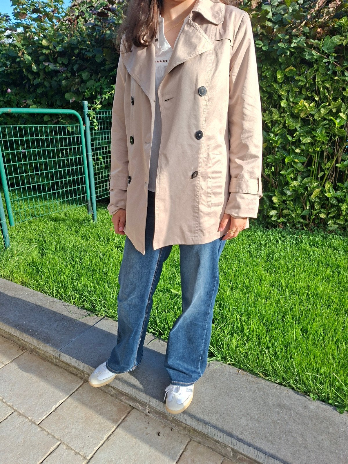 Trench Caroll, Maat 38/40 (M), Beige, Ophalen of Verzenden, CAROLL
