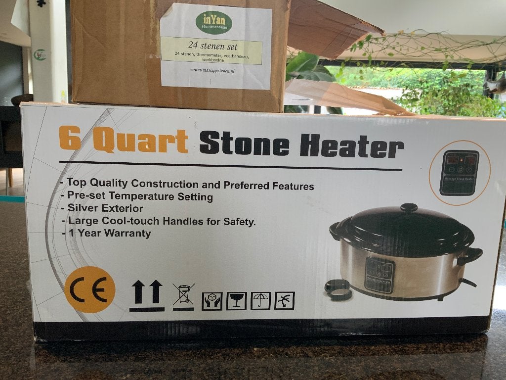 Hot stone massage heater 6 quart, Ophalen, Nieuw, Hotstone