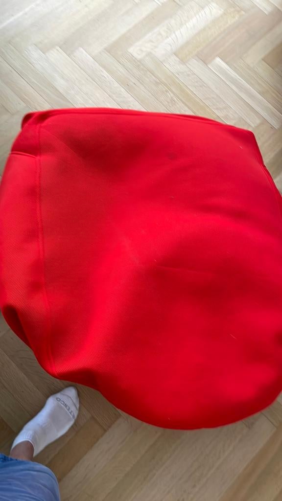Fauteuil poire IKEA Riso, Maison & Meubles, Enlèvement, Utilisé, Rouge, Siège-poire