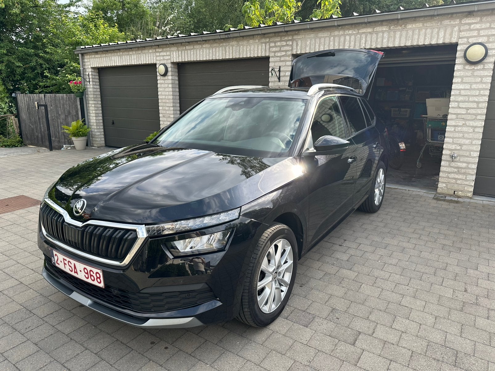 Skoda Kamiq 2024, Auto's, Euro 6, Zwart, Particulier, Dealer onderhouden