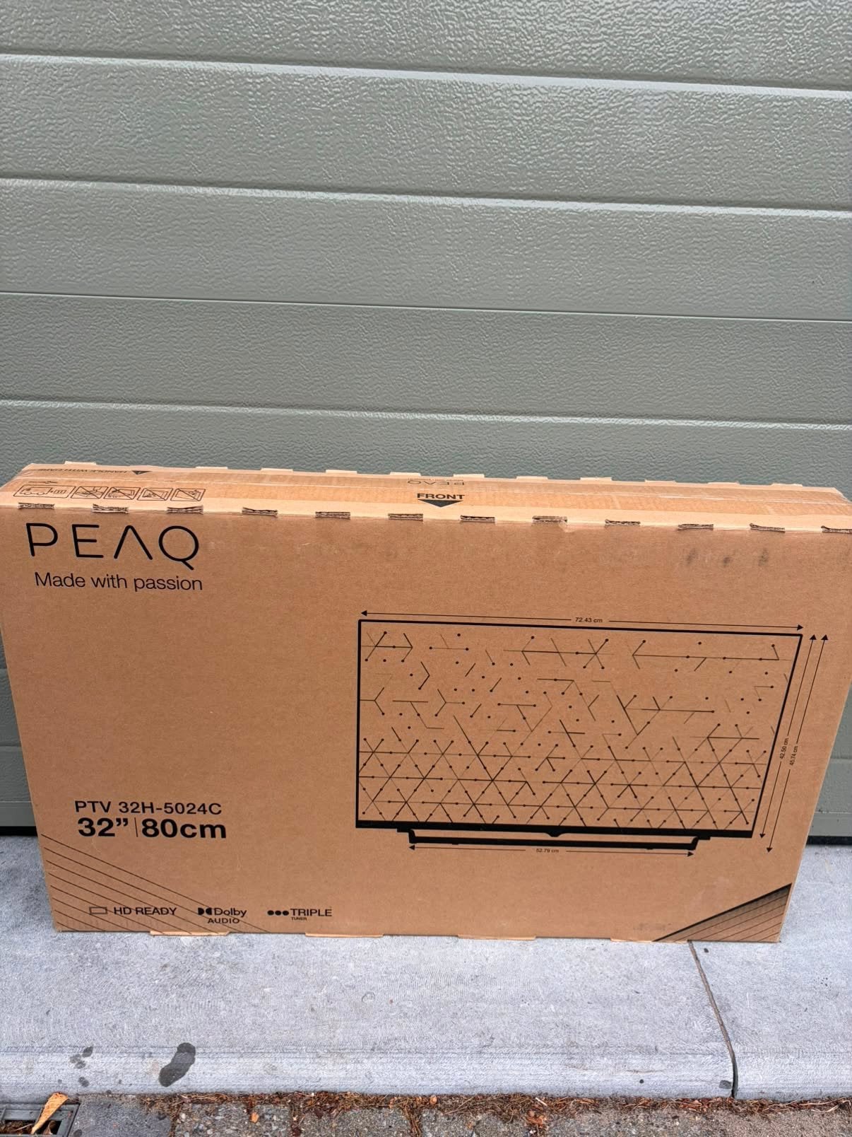 PEAQ - HD ready - Direct led-tv - 32 inch - 2025, Audio, Tv en Foto, Televisies, LED, HD Ready (720p), Nieuw, 80 tot 100 cm