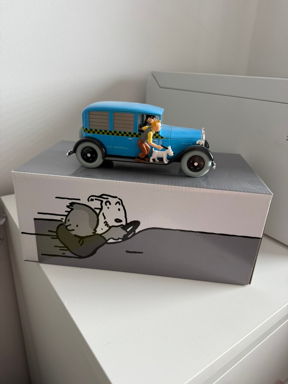 Voiture Kuije in America, Collections, Enlèvement ou Envoi, Tintin, Comme neuf, Statue ou Figurine