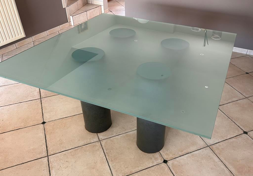 Eettafel, Enlèvement, Comme neuf, Verre