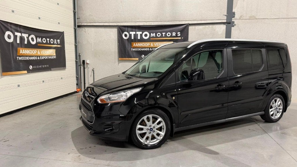 Ford Grand Tourneo Connect | Titanium S | 7 PL | Prachtstaat, Auto's, Ford, Voorwielaandrijving, Zwart, 4 cilinders, https://public.car-pass.be/vhr/4d544a84-6a05-4107-8373-8d43b0860100