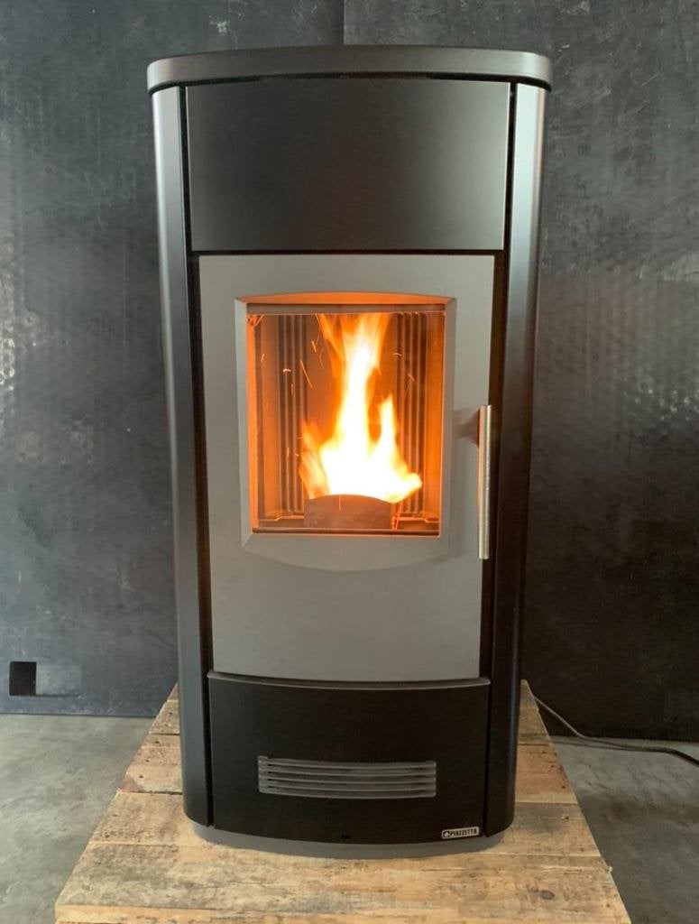 Poêle à granulés 9,6 kW en parfait état, Enlèvement, Utilisé, Autoportant, Poêle à granulés