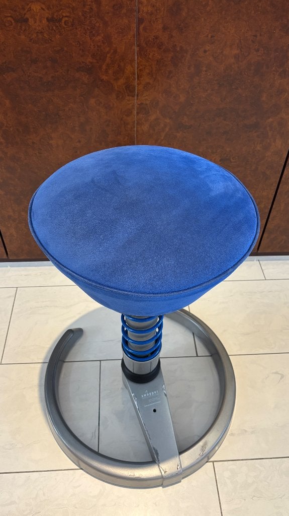 Swopper ergonomische stoel, Huis en Inrichting, Bureaustoelen, Ophalen, Gebruikt, Blauw, Bureaukruk