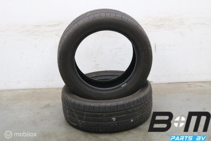 2 x 2355518 100V Conti SportContact 5 met 5mm 235 55 18, Pneu(s), Utilisé