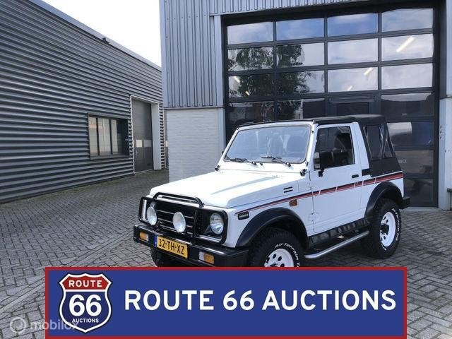Suzuki Samurai 1.3 Cabriolet 4WD | 1992 | Route 66 Auctions, Auto's, Zwart, Bedrijf, Handgeschakeld, Overige carrosserie