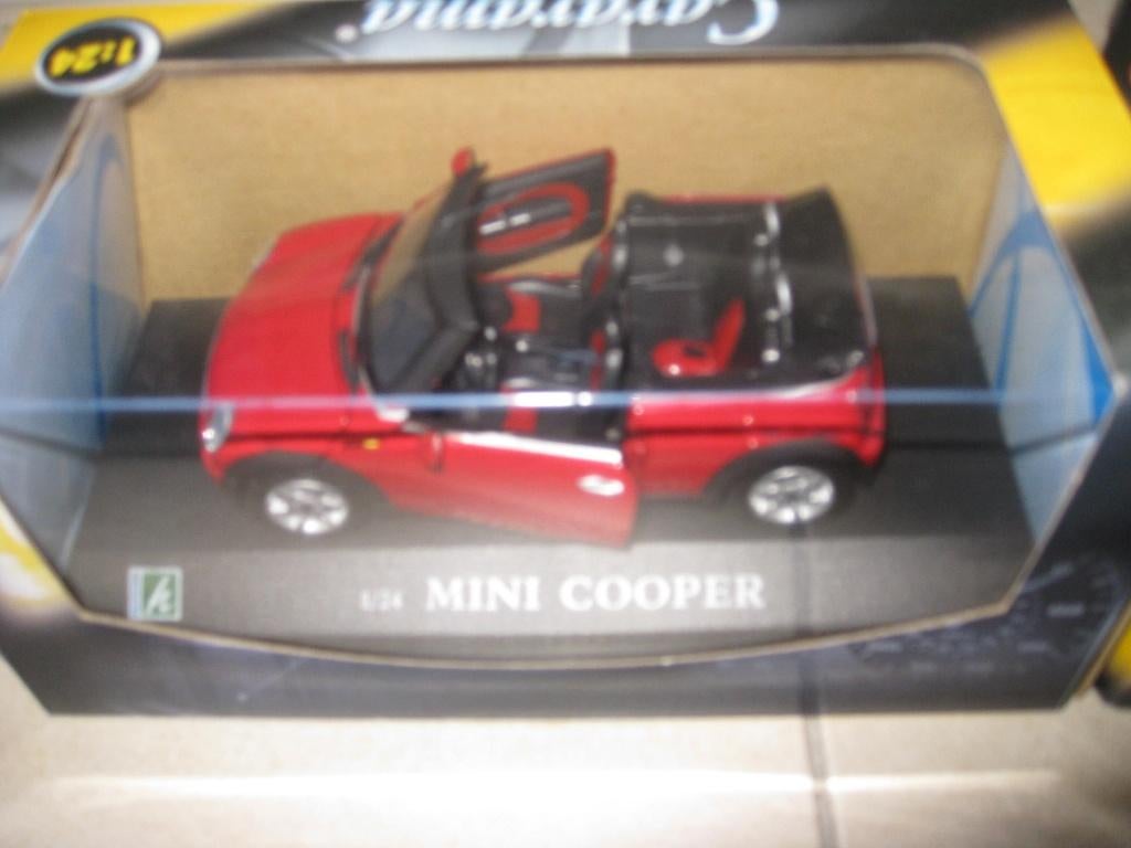 modelauto carama mini cooper 1:24, Enlèvement, Neuf, Voiture