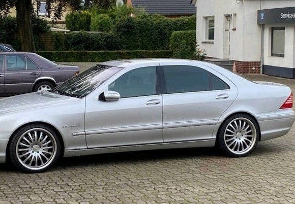 Jupes latérales Mercedes Benz Classe S W220 LWB Carlsson NOS, Neuf, Gauche, Pare-chocs, Mercedes-Benz