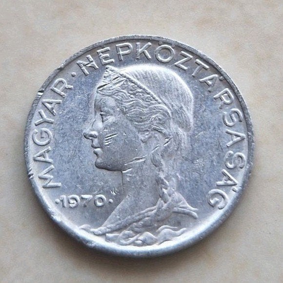 1970 Hungary , 5 Filler Coin, Ophalen of Verzenden