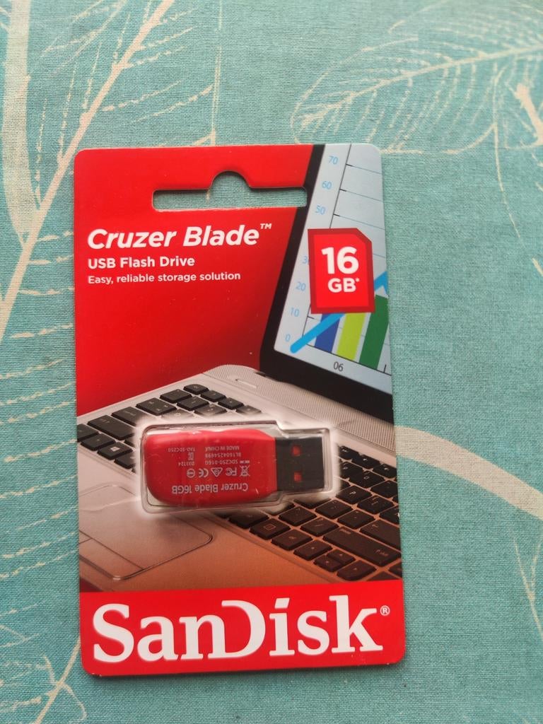 SanDisk Cruzer Blade, Enlèvement, Comme neuf, SanDisk, 16 GB