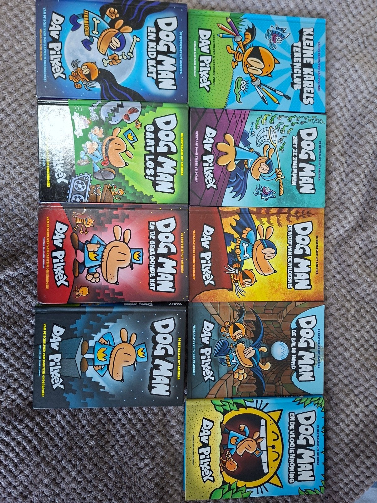 Dog man boeken set, Boeken, Ophalen, Zo goed als nieuw, Fictie, Dav Pilkey