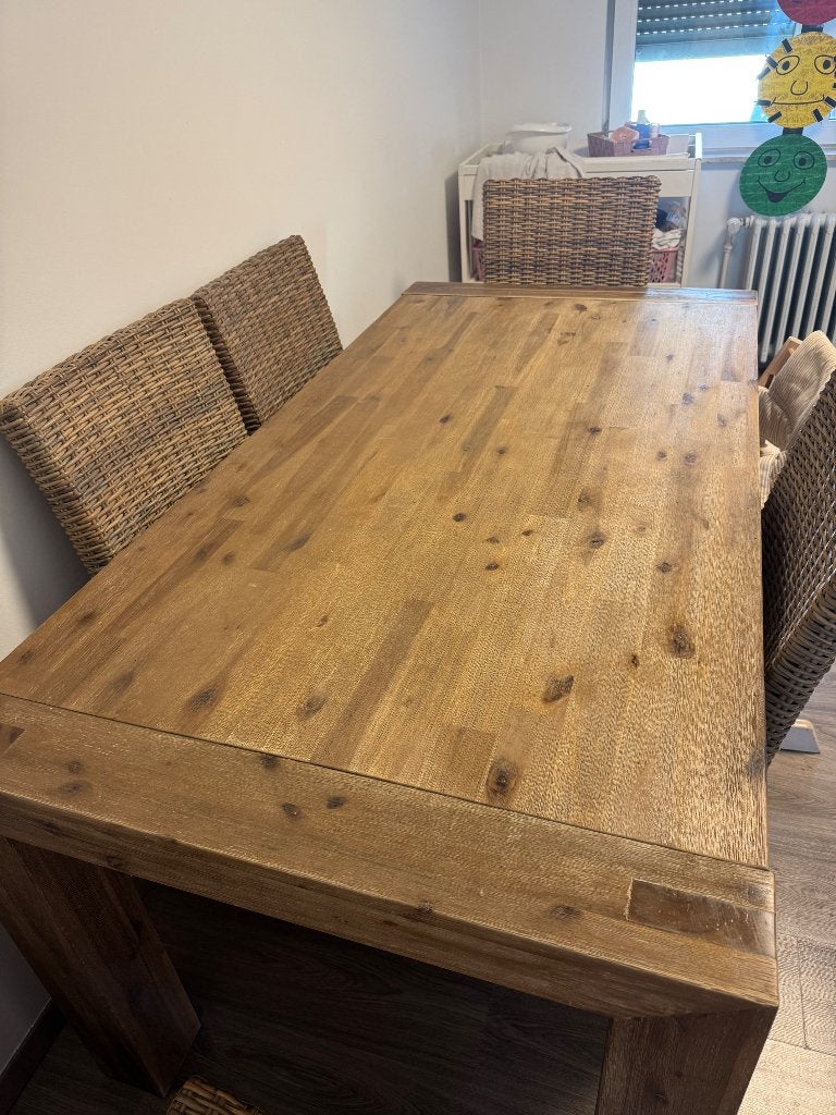 Salle à manger à vendre : table + 6 chaises en bonne état, Maison & Meubles, Tables | Tables à manger, 150 à 200 cm, Cinq personnes ou plus