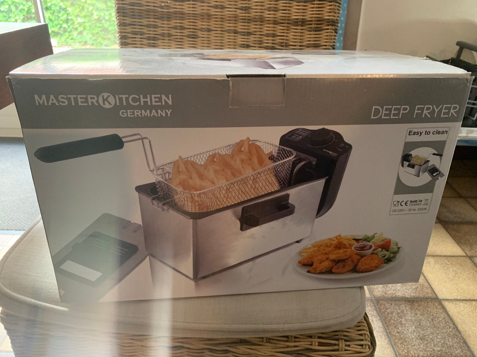 Friteuse, 1 tot 2 liter, Ophalen, Gebruikt, Uitneembare binnenpan