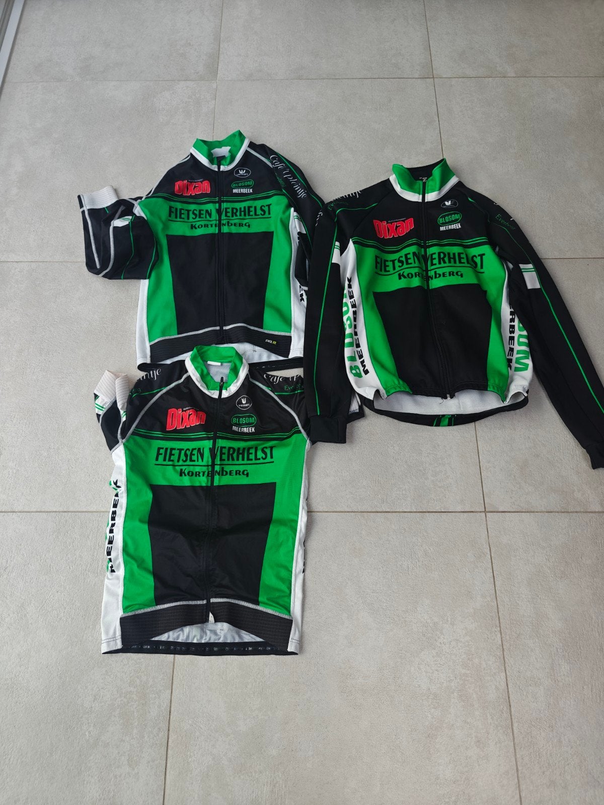 3 x vêtements de cyclisme Verhelst M/L, Vélos & Vélomoteurs, Enlèvement ou Envoi, M