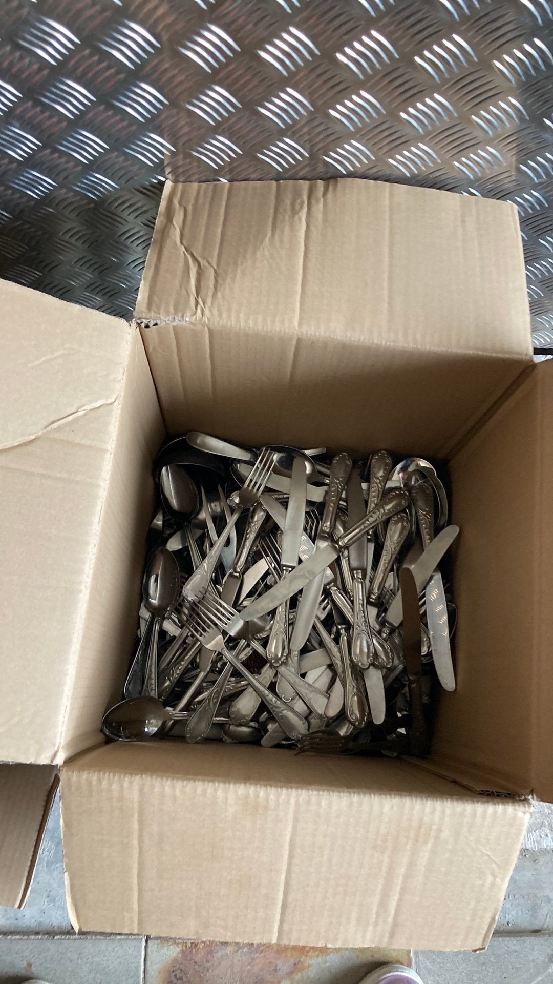Lot bestekken, Ophalen, Gebruikt, Inox of Chroom, Los bestek