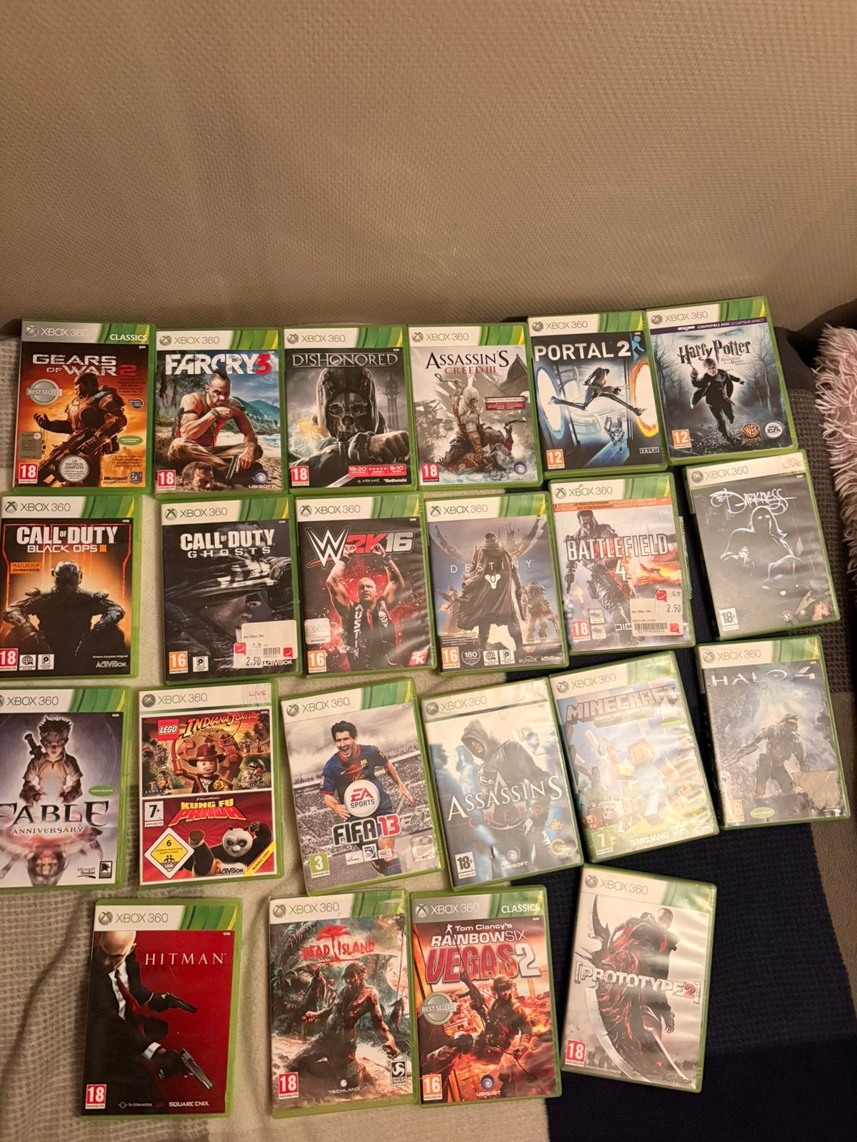 Lot de jeux xbox 360, Games en Spelcomputers, Games | Xbox 360, Verzenden, Gebruikt