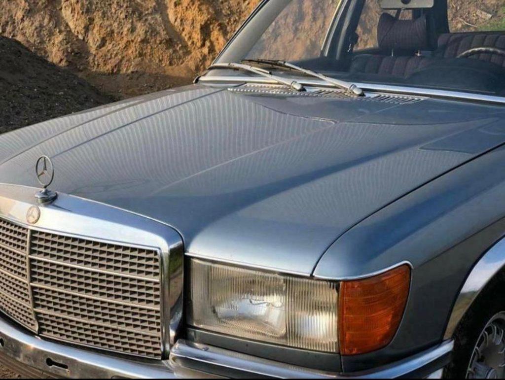 MERCEDES-BENZ 280SE, Auto's, Oldtimers, Blauw, Leder en Stof, Mercedes-Benz, Handgeschakeld