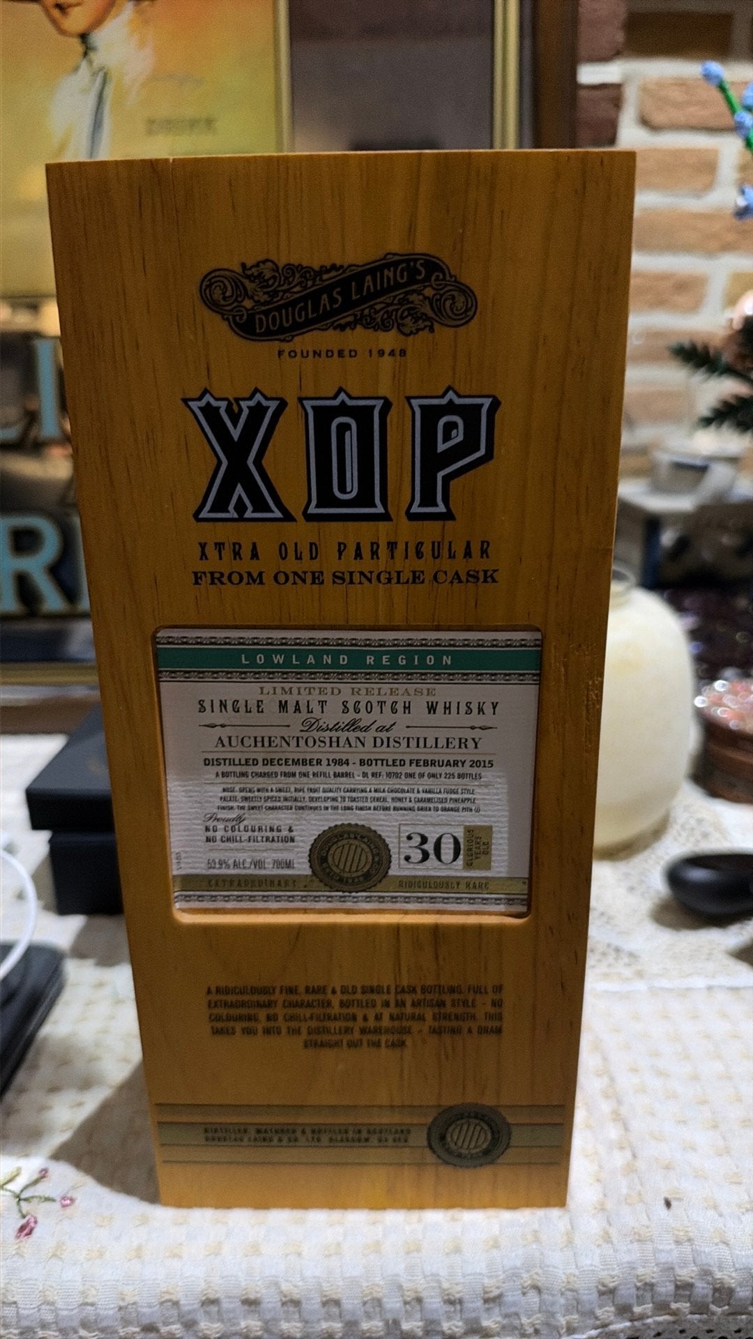 XOP auchentoshan 30y, Collections, Neuf, Autres régions, Pleine, Enlèvement
